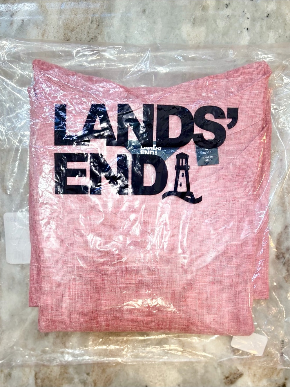 NEW! 100% LINEN! ♥️ Lands End Blouse - Picture 5 of 5